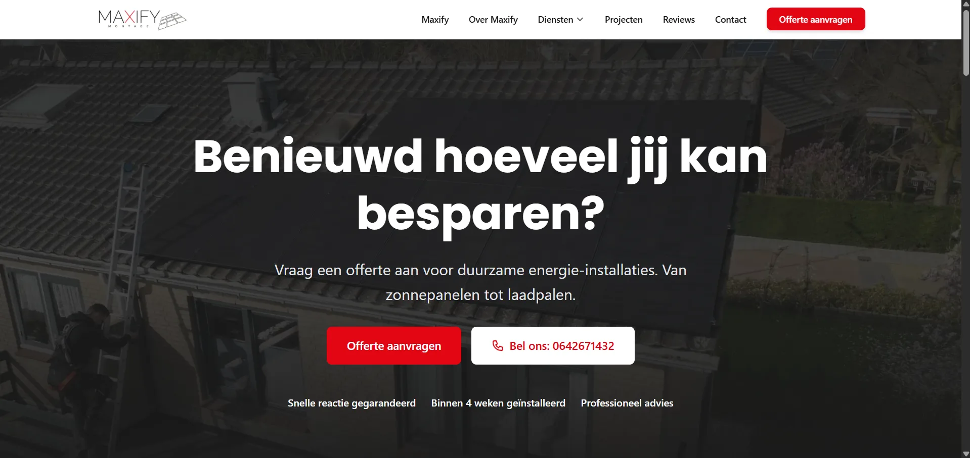 Maxify Montage website screenshot